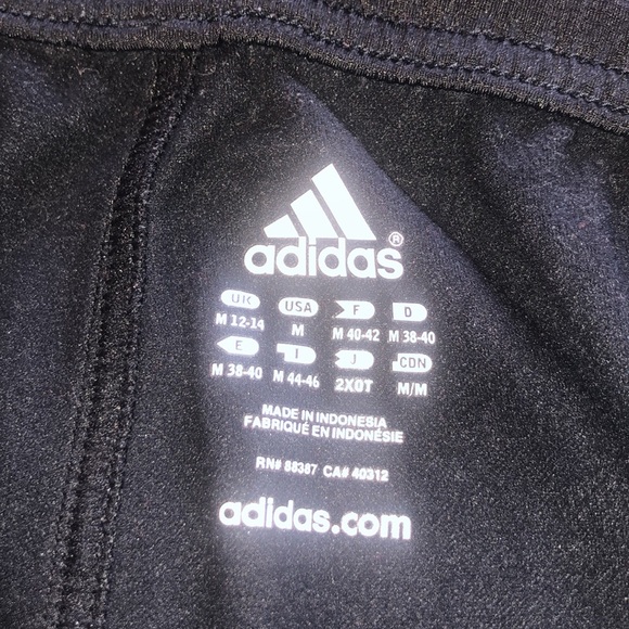 Black Adidas Track Pants - Picture 2 of 7